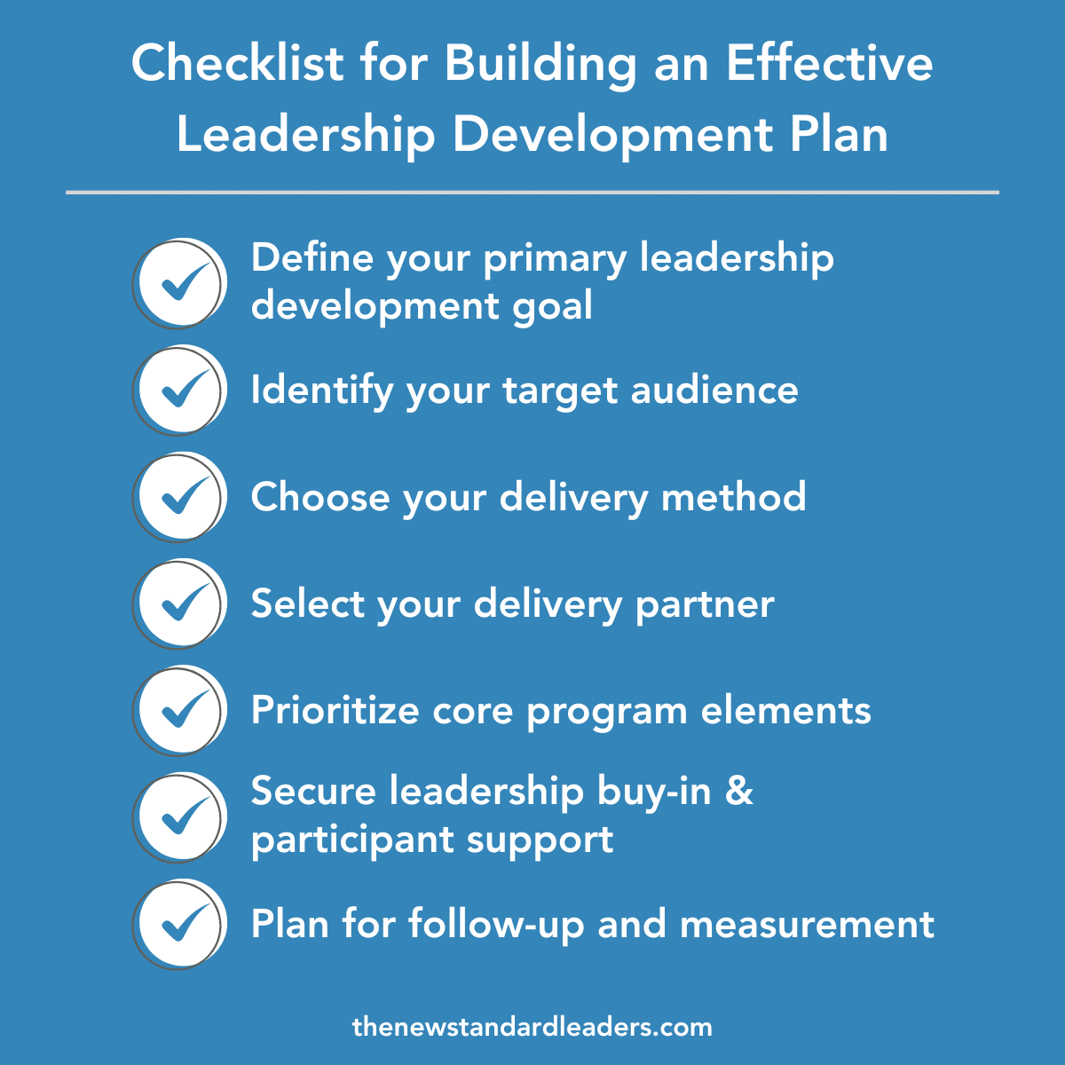 Leadership development plan example: a step-by-step checklist